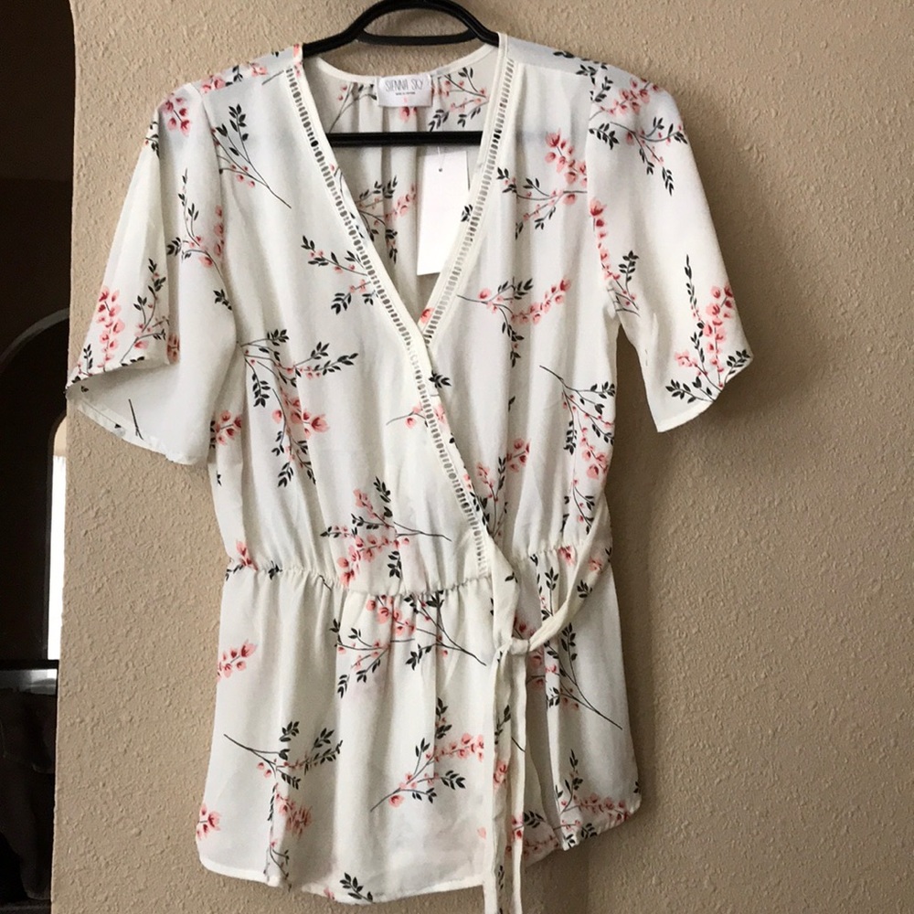 Flowered blouse